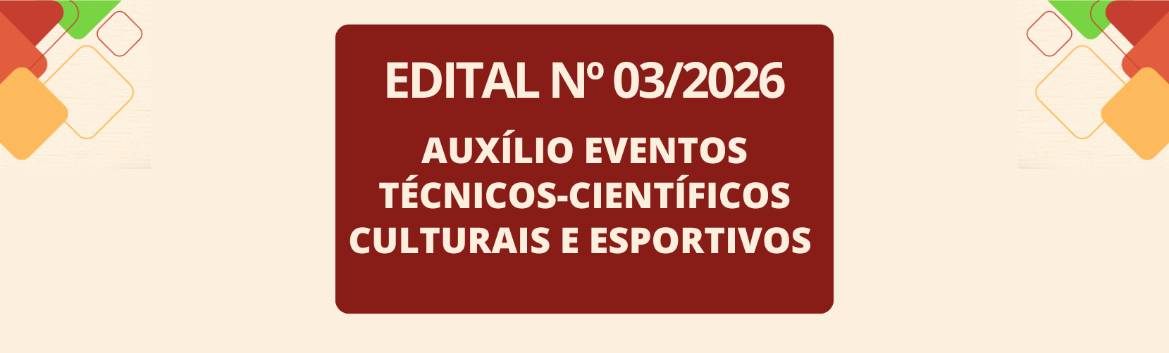 Edital Auxílio Participação em Eventos