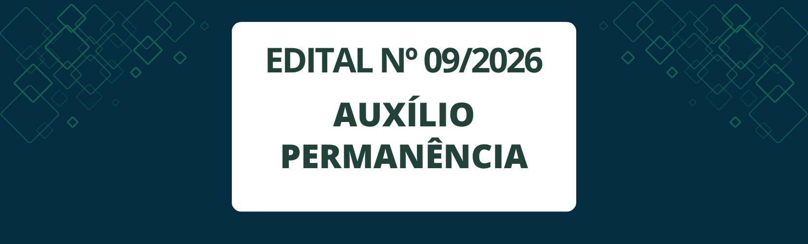 Edital Auxílio Permanência 